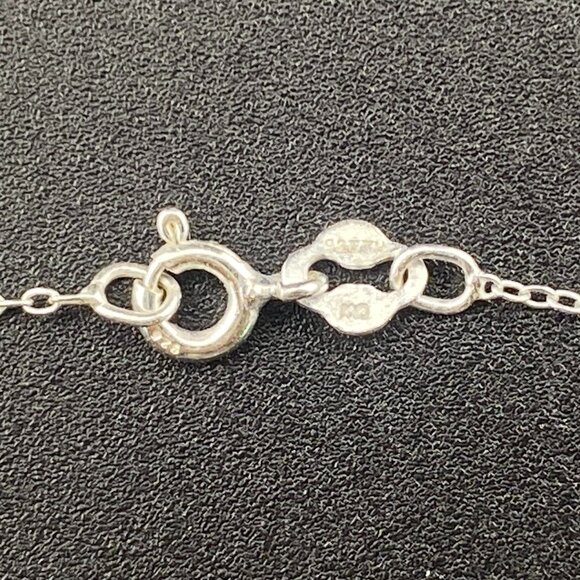 Unique Sterling Silver Textured Leaf Heart Pendant & 18” Necklace CW 925 - 4.5gm - Picture 10 of 13